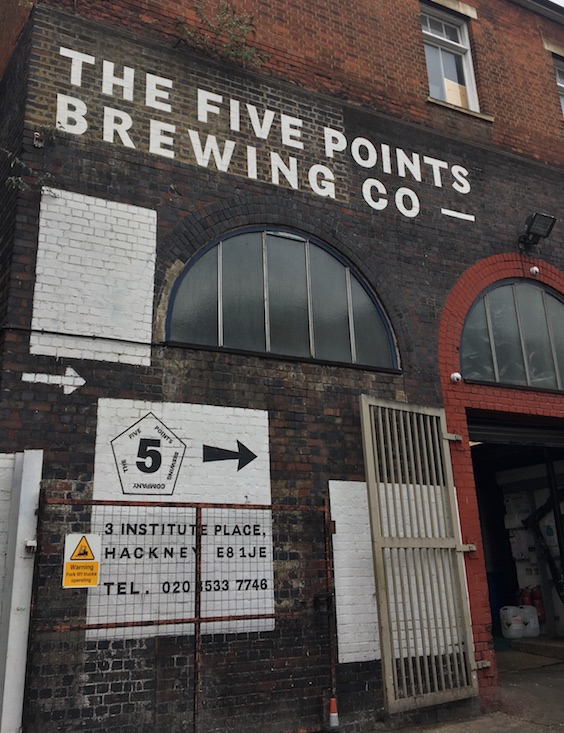 Five Points Brewery in Hackney