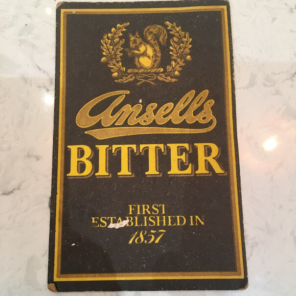 Ansells Bitter Beermat