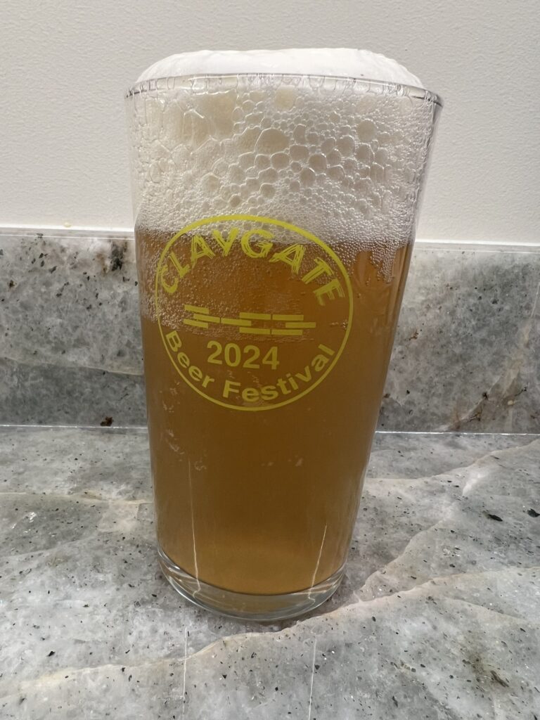 First pour of the publish House IPA